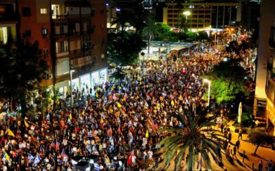 Otra protesta anti-Netanyahu: “deja la locura de guerra eterna” en Gaza