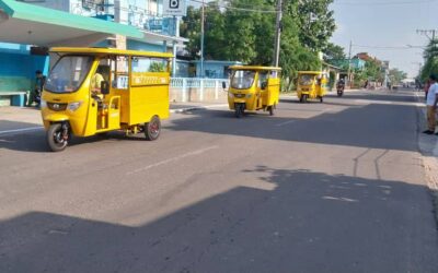 Nuevos triciclos eléctricos apoyarán la transportación