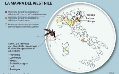 Aumentan en Italia central contagios con virus del Nilo Occidental
