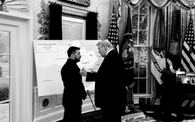 Trump muestra el actual mapa de Ucrania, que le da ‘ducha fría’ a Zelenski