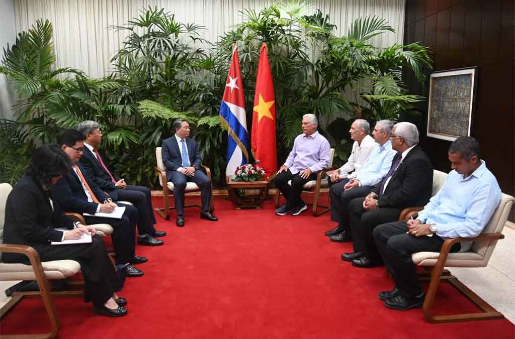 Recibió Díaz-Canel a ministro de Justicia de Vietnam