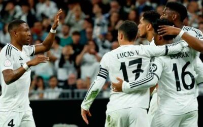 Real Madrid suma segunda victoria en la Liga Española de fútbol