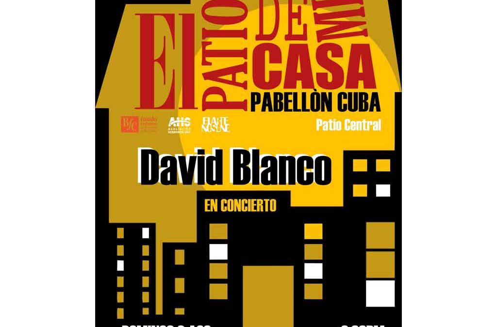 Músico cubano David Blanco abre en la isla verano de agosto