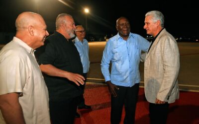 Díaz-Canel en Cuba tras gira por Asia