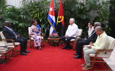 Díaz-Canel intercambia con presidenta de la Asamblea Nacional de Angola