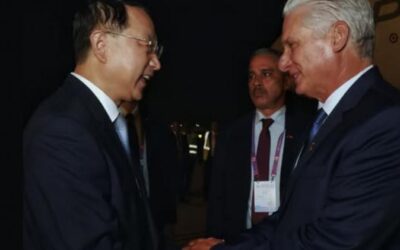 Presidente de Cuba llega a China para actividades conmemorativas