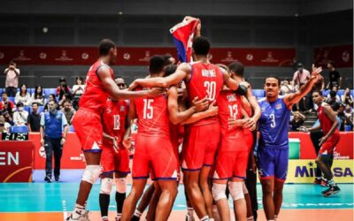 Cuba vence a Colombia y toma oxígeno en Mundial de voleibol (m)