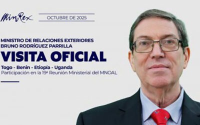 Canciller cubano inicia gira por África para reforzar los históricos lazos bilaterales