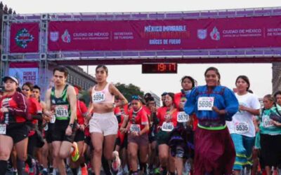 Más de 10 mil corredores honran a culturas originarias de México