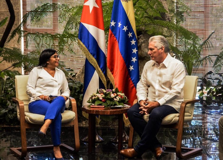 Díaz-Canel sostuvo conversación telefónica con Delcy Rodríguez