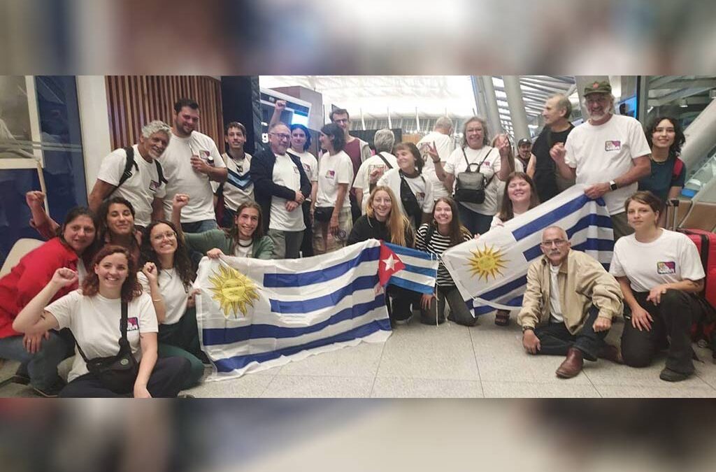 Viajó a Cuba con carga solidaria brigada uruguaya «Fidel Castro»