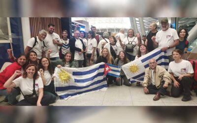 Viajó a Cuba con carga solidaria brigada uruguaya «Fidel Castro»