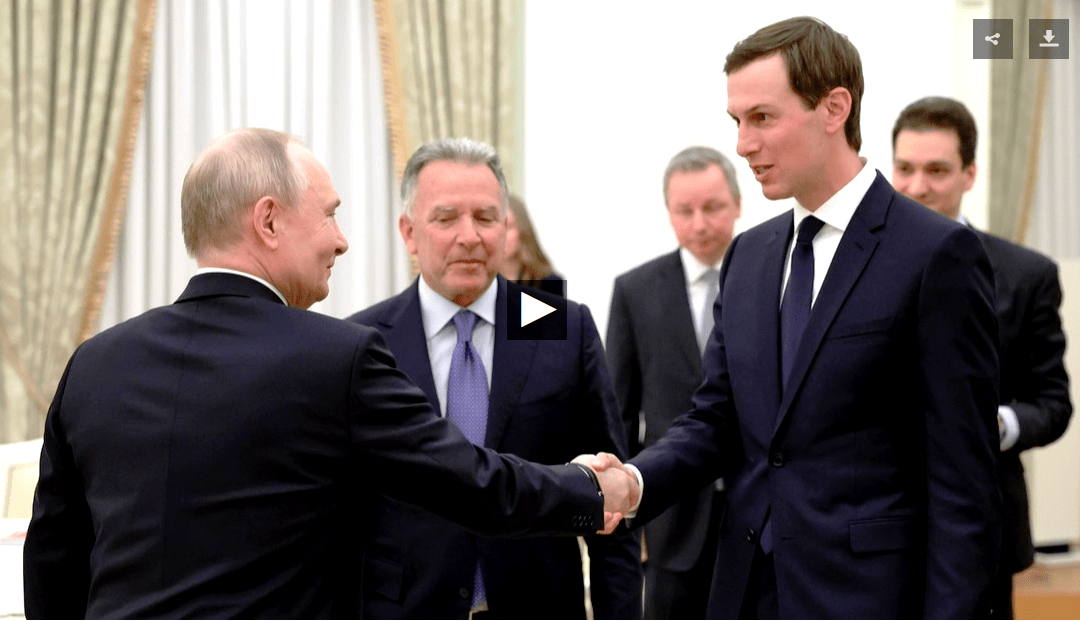 Primeras imágenes de la reunión de Putin con el enviado especial de Trump y su comitiva