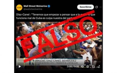 Cuba desmiente falsa atribución a Díaz-Canel por medio estadounidense