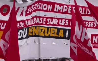 «¡No a la agresión imperialista!»: Los parisinos salen a las calles en apoyo a Venezuela
