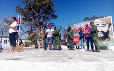 Activa participación del pueblo en jornada de la defensa