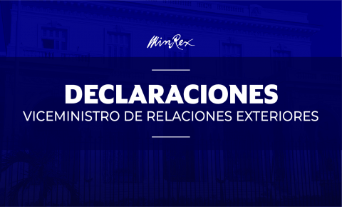 Declaraciones del viceministro de Relaciones Exteriores de la República de Cuba, Carlos Fernández de Cossío