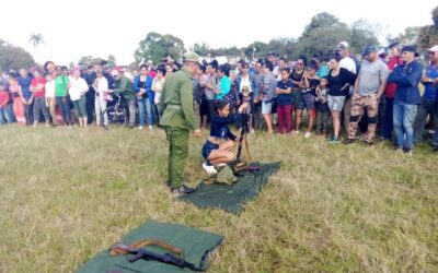 Ratifican pobladores del Consejo Popular Sierra Caballo la defensa del territorio