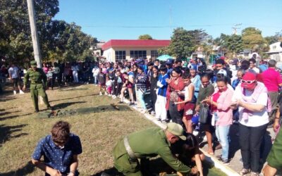Activa participación del pueblo en jornada de la defensa