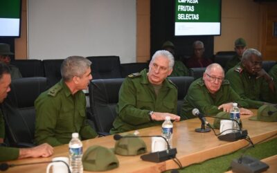 Díaz-Canel encabeza una jornada de preparación para la defensa de Cuba