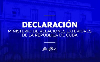Cuba condena el terrorismo y reafirma su cooperación en materia de seguridad y lucha contra el lavado de dinero