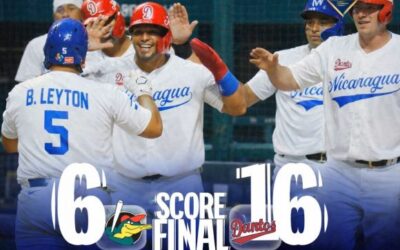 Dantos golpean a Cocodrilos en la Champions League de béisbol