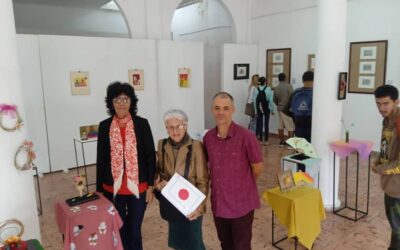 Nancy Oropesa, expone arte japonés en galería pinera