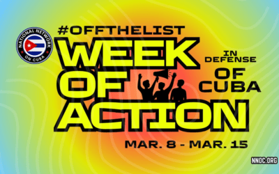 La Red Nacional de Solidaridad con Cuba en EEUU, condena el abierto llamado de Trump al cambio de régimen en la cumbre «Escudo de las Américas»