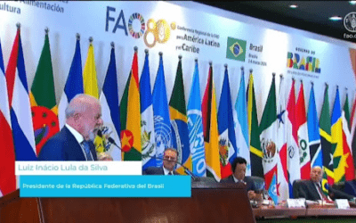 Lula critica persecución contra Cuba en Conferencia Regional de la FAO para América Latina y el Caribe