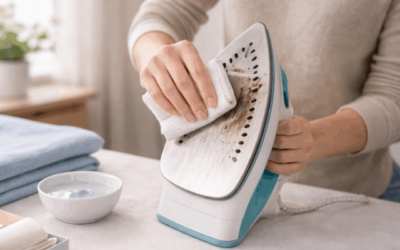 ¿Cómo quitar las manchas negras de la plancha de la ropa sin dañar la suela?