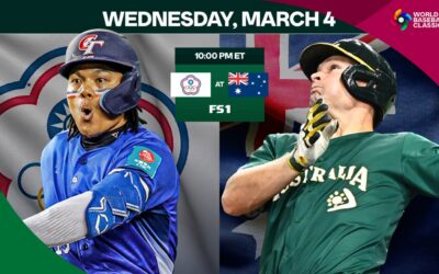 ¡El Clásico Mundial comienza esta noche! China Taipéi vs. Australia (10 ET)