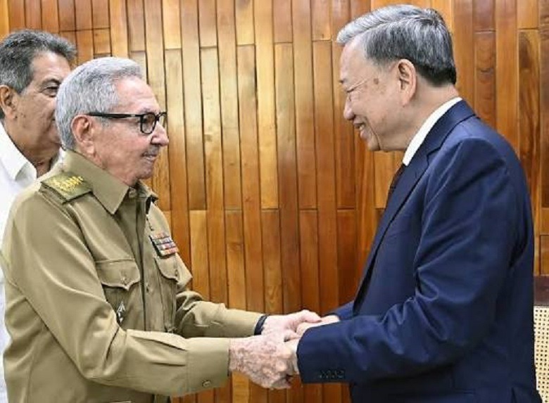 Felicita Raúl a To Lam por su elección como Presidente de Vietnam