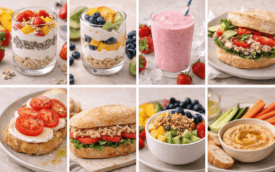 7 meriendas frías de media tarde que se preparan en 10 minutos