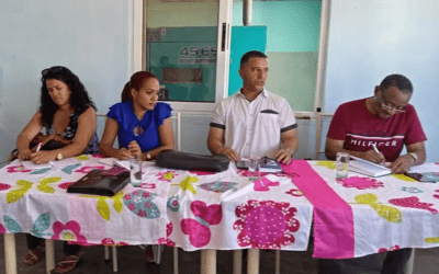 Intercambio mensual del Primer Secretario en la Isla de la Juventud con periodistas