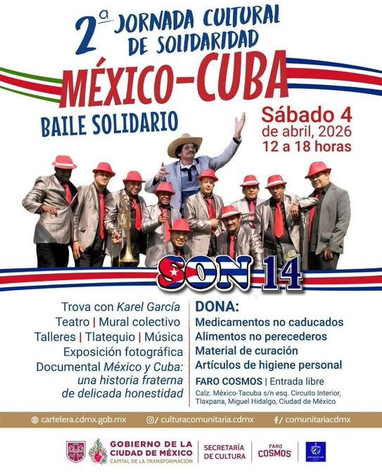 Solidaridad con Cuba desde la capital de México