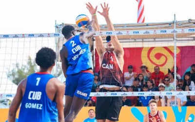 Dúos playeros cubanos hoy en semifinales de parada Tour Norceca México (+Fotos)