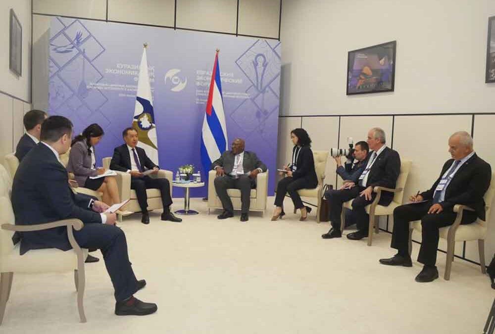 Cuba y Unión Euroasiática firman plan de cooperación 2026-2030