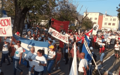La Marcha del Primero de Mayo en la Isla de la Juventud