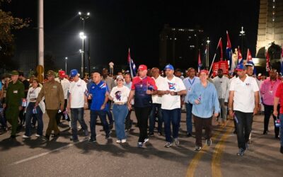 Encabeza Díaz-Canel celebraciones por el Primero de Mayo