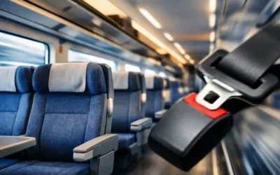 ¿Por qué los trenes no tienen cinturones de seguridad?