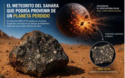 Hallan un Meteorito en el Sahara Que Podría Pertenecer a un Planeta Desaparecido del Sistema Solar
