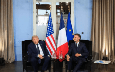Trump presume en Francia de acuerdo EEUU-Irán