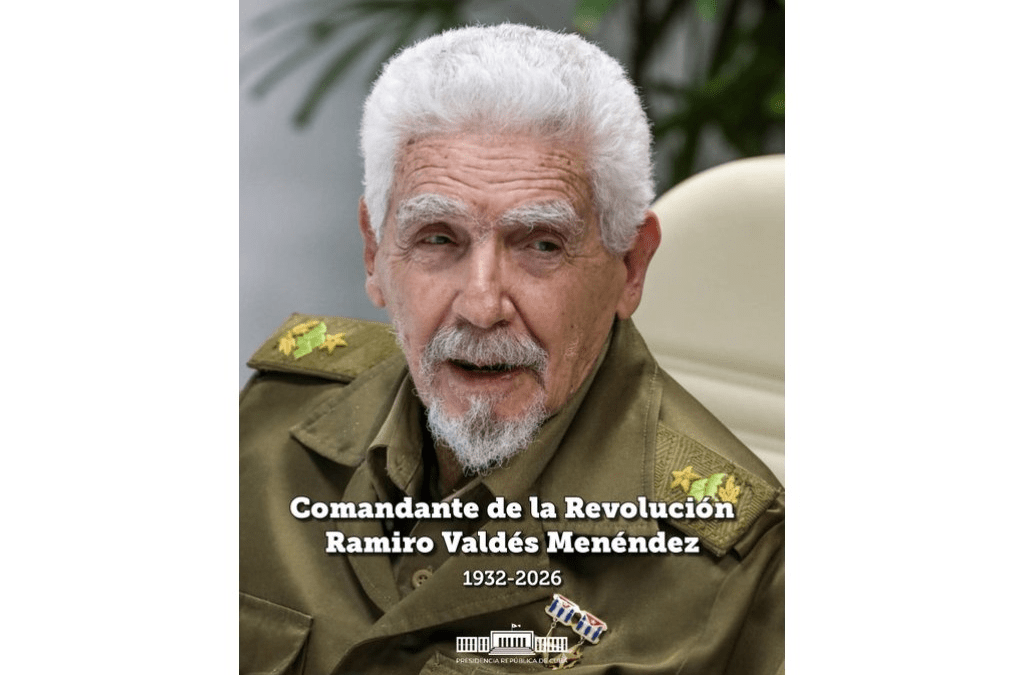 Díaz-Canel lamenta muerte del Comandante Ramiro Valdés