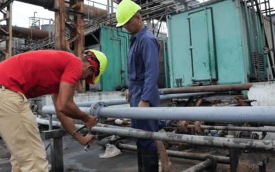 Continúan acciones para el cambio de combustible de las unidades Hyundai en la empresa Eléctrica.