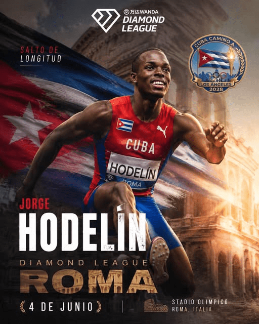 Cubano Jorge Hodelín salta al podio en la Liga del Diamante