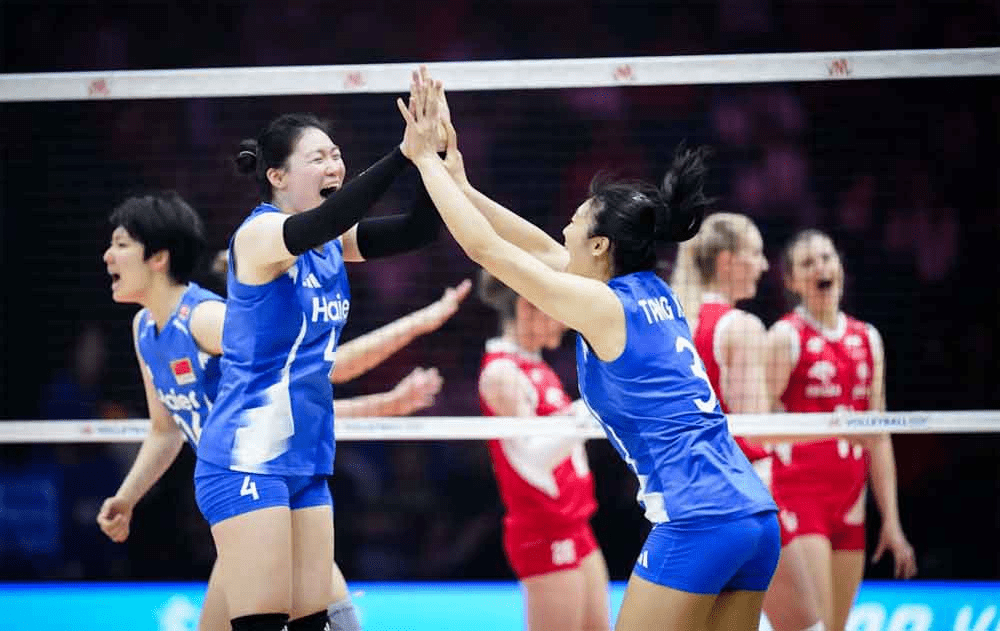 China rompe el invicto polaco en la Liga de Naciones de Voleibol (f)