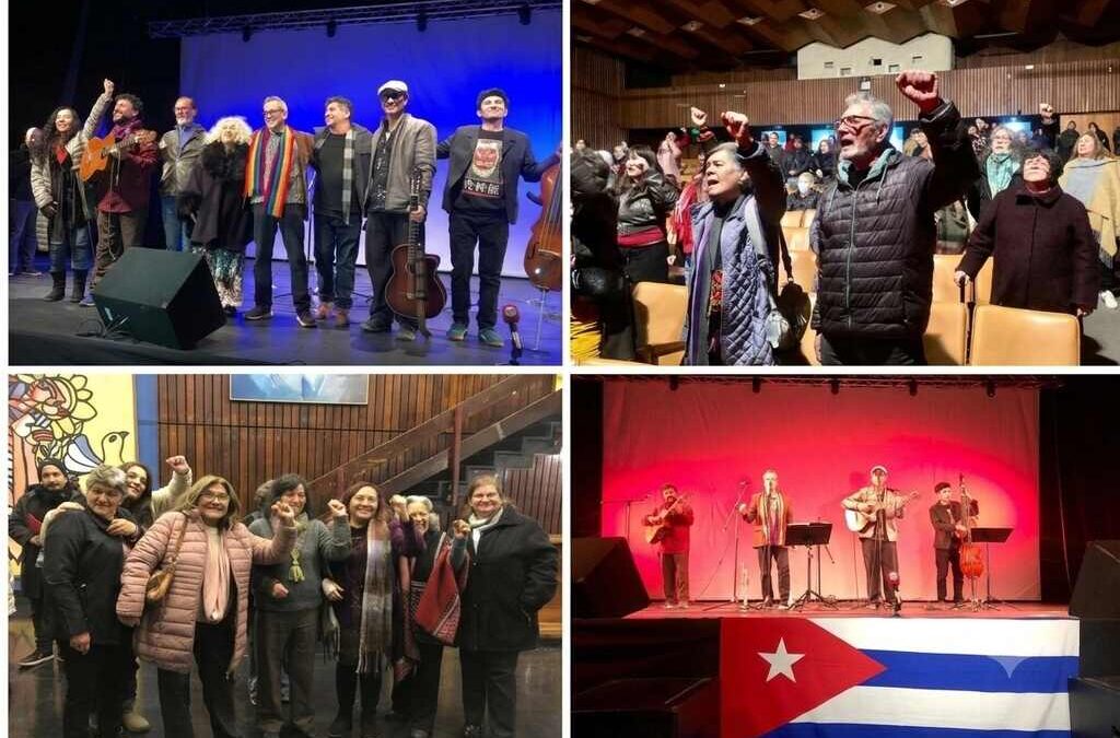 Músicos chilenos participan en Maratón de amor por Cuba