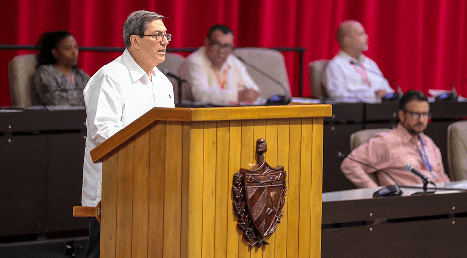 Bruno Rodríguez: “Cuba no es una amenaza para Estados Unidos ni desea ser su adversario o enemigo”