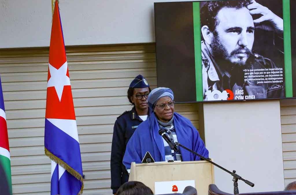 Cuba resalta palabras de presidenta de Namibia en centenario de Fidel