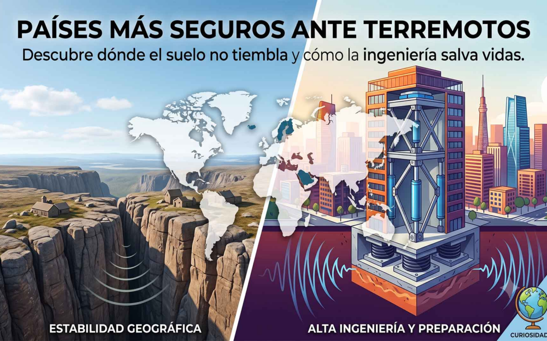 ¡Sin temblores ni colapsos! Descubre cuáles son los países más seguros frente a los terremotos y por qué